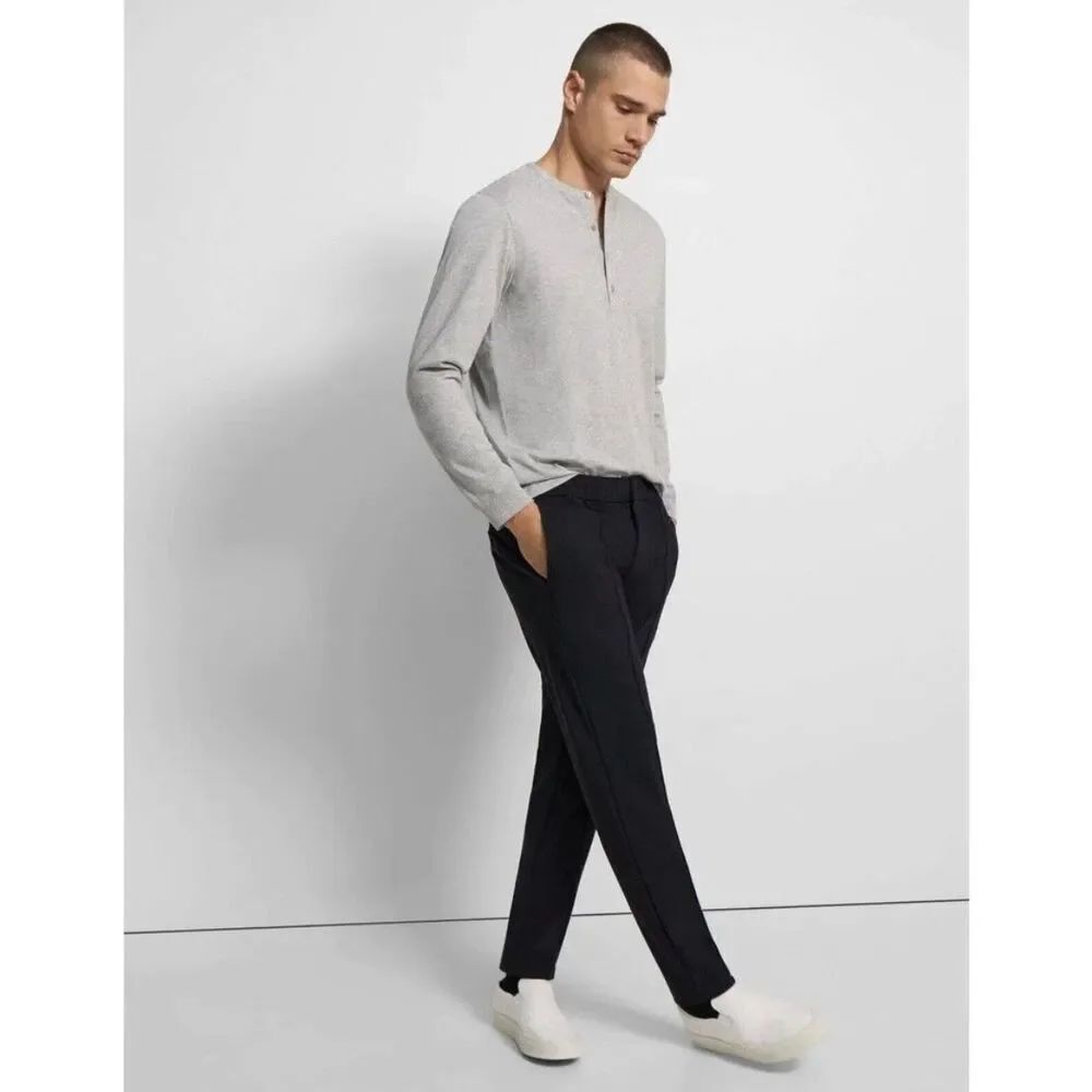 ✨Theory Mercerized Jersey Grey Sz XL Henley✨